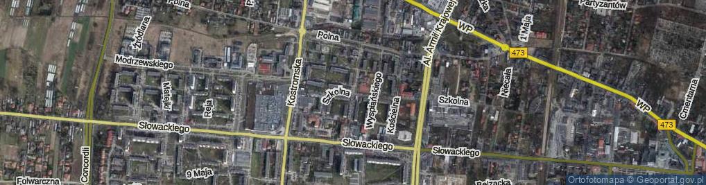 Zdjęcie satelitarne Daniłowskiego Jarosława ul.